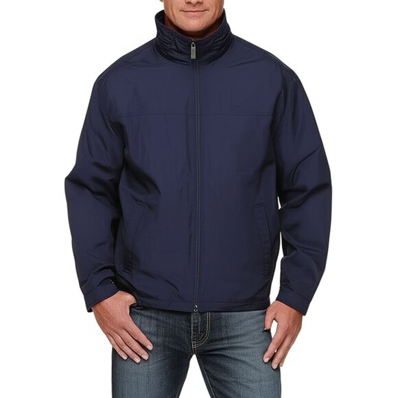 Men's Dockers Weatherproof Jacket with Concealable hoodie size large - Picture 1 of 15